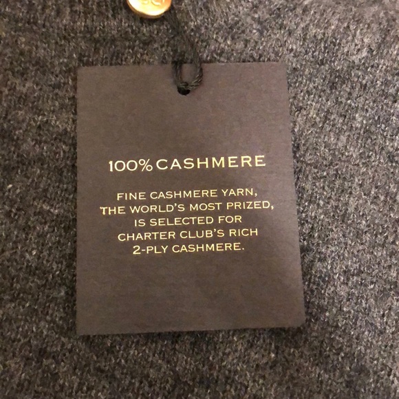 Beautiful new gray cashmere sweater - Picture 4 of 4